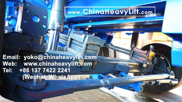 CHINA HEAVY LIFT manufacture 10 axle Extendable 32m length Hydraulic suspension Lowbed Trailer with Hydraulic Ramp for Vietnam, www.chinaheavylift.com