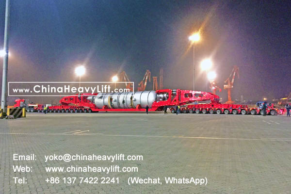 CHINA HEAVY LIFT manufacture 500 ton Clamp type High Girder Bridge for Goldhofer model Modular Trailers, www.chinaheavylift.com