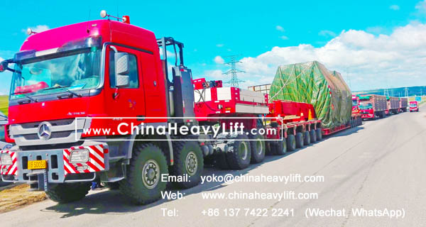 CHINAHEAVYLIFT manufacture 350 ton capacity Drop Deck for 12 axle lines Hydraulic Modular Trailer compatible Goldhofer, www.chinaheavylift.com