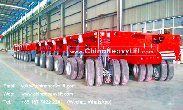 CHINA HEAVY LIFT manufacture 12 axle lines Modular Trailer hydraulic multi axle DropDeck compatible Goldhofer for Malaysia, www.chinaheavylift.com