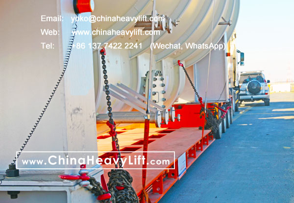 CHINA HEAVY LIFT manufacture 16 axle lines Modular Trailer hydraulic multi axle and 180 ton capacity DropDeck, after sale service in Abu Dhabi, for giant Tank transportation, www.chinaheavylift.com