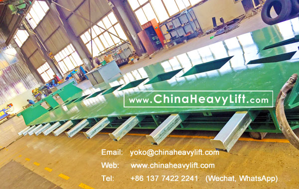 CHINA HEAVY LIFT manufacture 20 axle lines Modular Trailers hydraulic multi axle compatible Cometto and 120 ton capacity DropDeck for Malaysia, www.chinaheavylift.com