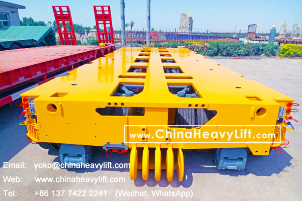 CHINA HEAVY LIFT manufacture 24 axle lines Modular Trailer for Thailand, compatible with Goldhofer THP/SL heavy duty modules