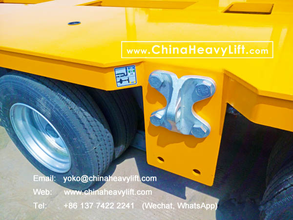 CHINA HEAVY LIFT manufacture 24 axle lines Modular Trailer for Thailand, compatible with Goldhofer THP/SL heavy duty modules