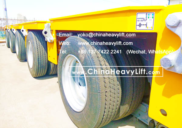 CHINA HEAVY LIFT manufacture 24 axle lines Modular Trailer for Thailand, compatible with Goldhofer THP/SL heavy duty modules