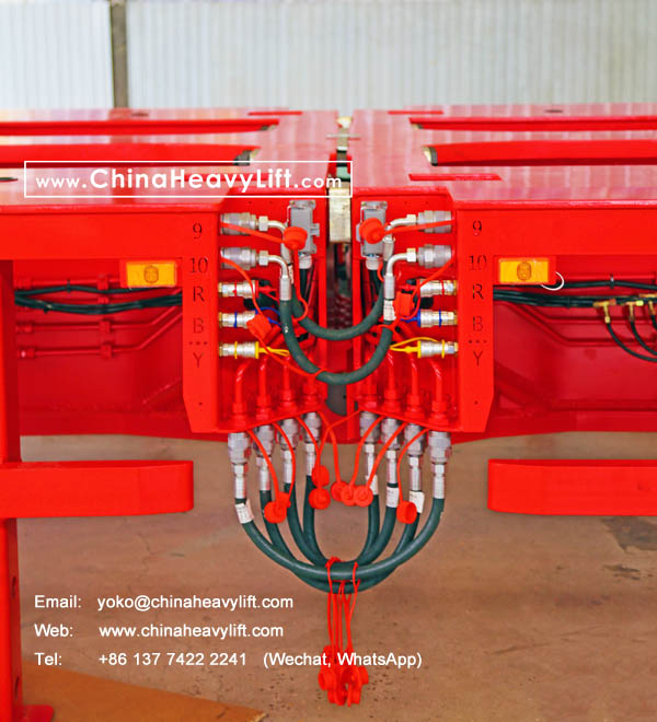 CHINAHEAVYLIFT manufacture 9m length Spacer (Intermediate Platform) for Malaysia, compatible Goldhofer modular trailer, www.chinaheavylift.com