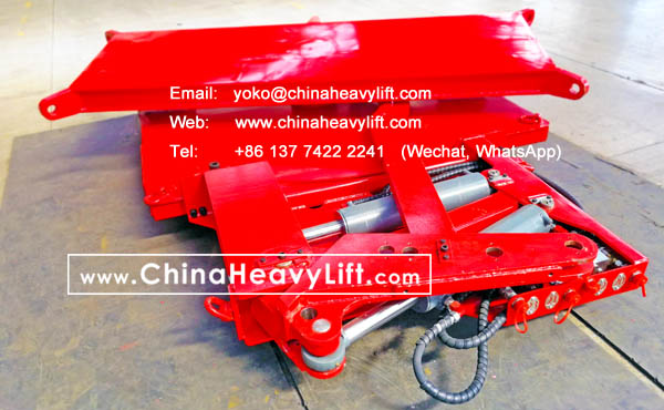 CHINAHEAVYLIFT manufacture Load-load Hydraulic steering Turntable Swivel Bolster and 30 axle lines Modular Trailers hydraulic multi axle for Thailand compatible Goldhofer, www.chinaheavylift.com