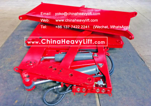 CHINAHEAVYLIFT manufacture Load-load Hydraulic steering Turntable Swivel Bolster and 30 axle lines Modular Trailers hydraulic multi axle for Thailand compatible Goldhofer, www.chinaheavylift.com