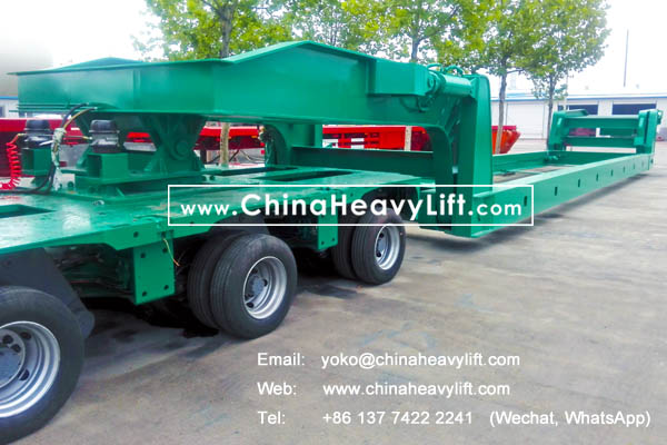 CHINAHEAVYLIFT manufacture modular trailers hydraulic multi axle and extendable telescopic Vessel Bridge for New Zealand, www.chinaheavylift.com