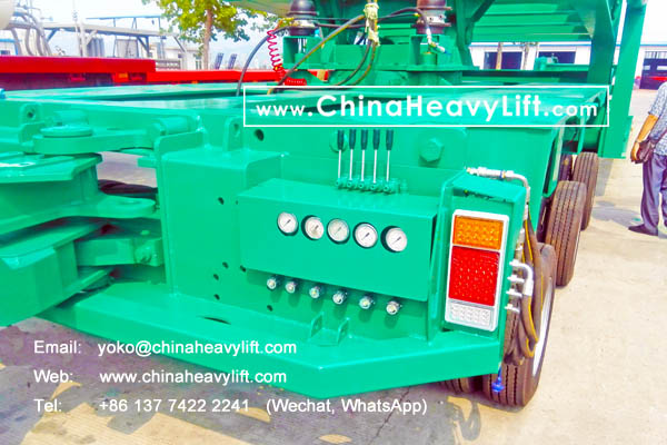 CHINAHEAVYLIFT manufacture modular trailers hydraulic multi axle and extendable telescopic Vessel Bridge for New Zealand, www.chinaheavylift.com