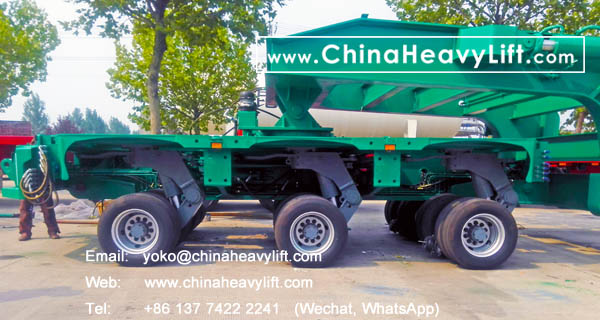 CHINAHEAVYLIFT manufacture modular trailers hydraulic multi axle and extendable telescopic Vessel Bridge for New Zealand, www.chinaheavylift.com