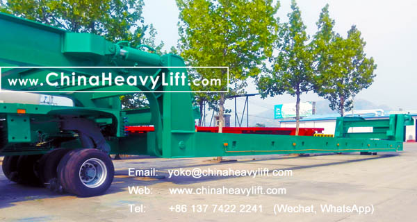 CHINAHEAVYLIFT manufacture modular trailers hydraulic multi axle and extendable telescopic Vessel Bridge for New Zealand, www.chinaheavylift.com