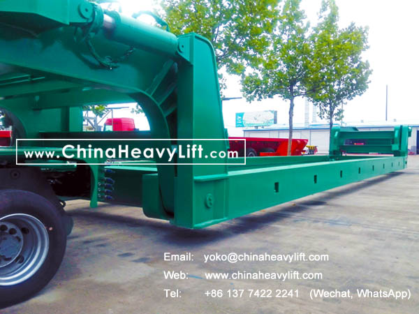 CHINAHEAVYLIFT manufacture modular trailers hydraulic multi axle and extendable telescopic Vessel Bridge for New Zealand, www.chinaheavylift.com