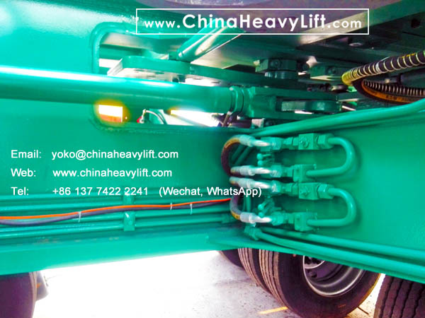 CHINAHEAVYLIFT manufacture modular trailers hydraulic multi axle and extendable telescopic Vessel Bridge for New Zealand, www.chinaheavylift.com