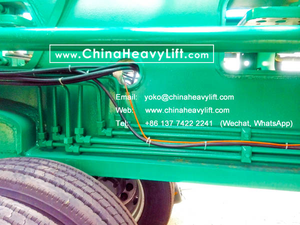 CHINAHEAVYLIFT manufacture modular trailers hydraulic multi axle and extendable telescopic Vessel Bridge for New Zealand, www.chinaheavylift.com