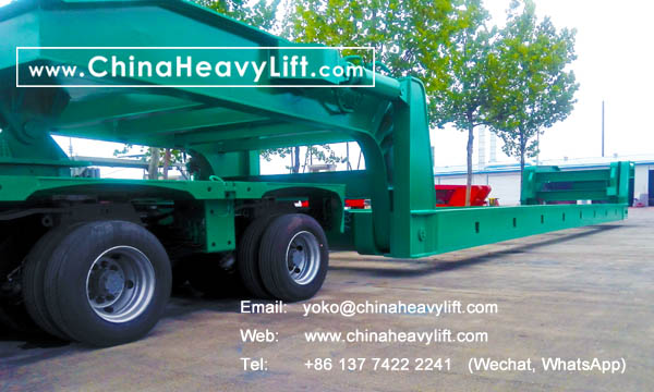 CHINAHEAVYLIFT manufacture modular trailers hydraulic multi axle and extendable telescopic Vessel Bridge for New Zealand, www.chinaheavylift.com