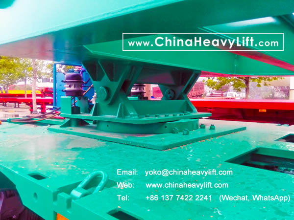 CHINAHEAVYLIFT manufacture modular trailers hydraulic multi axle and extendable telescopic Vessel Bridge for New Zealand, www.chinaheavylift.com