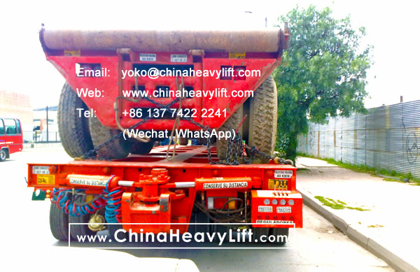 CHINAHEAVYLIFT manufacture 21 axle lines Modular Trailers hydraulic multi axle and Spacer after sale service Colombia South America, www.chinaheavylift.com