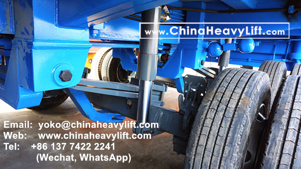 CHINA HEAVY LIFT manufacture 10 axle Extendable 32m length Hydraulic suspension Lowbed Trailer with Hydraulic Ramp for Vietnam, www.chinaheavylift.com