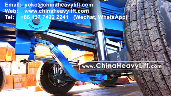 CHINA HEAVY LIFT manufacture 10 axle Extendable 32m length Hydraulic suspension Lowbed Trailer with Hydraulic Ramp for Vietnam, www.chinaheavylift.com