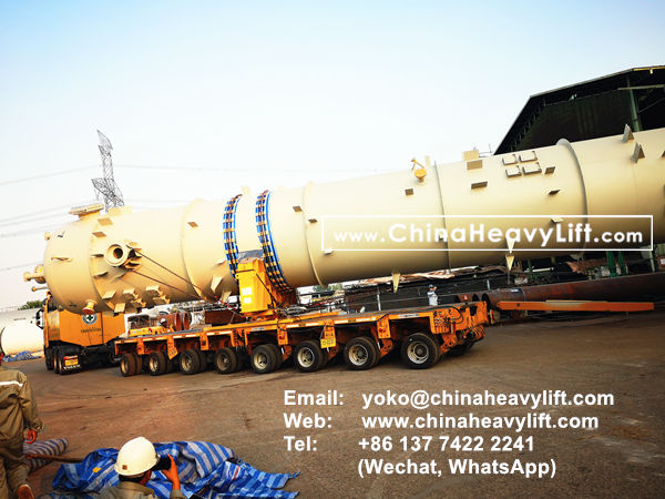 CHINA HEAVY LIFT manufacture 400 ton TurnTable Long-load Swivel Bolster for Modular Trailers compatible Goldhofer, www.chinaheavylift.com