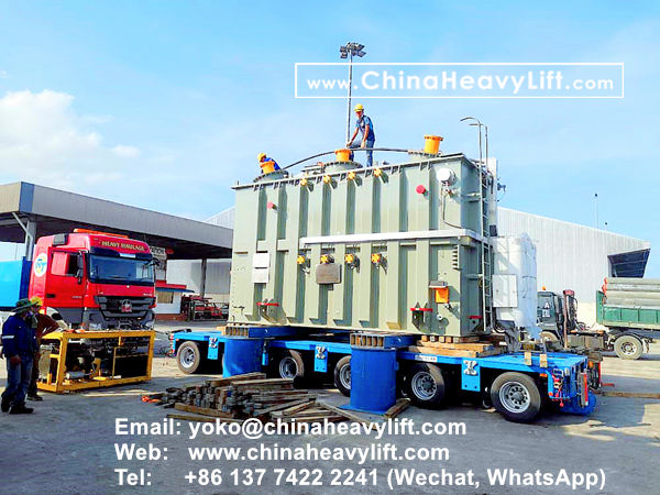 CHINAHEAVYLIFT manufacture 12 axle lines Modular Trailer hydraulic multi axle to Malaysia compatible Goldhofer, www.chinaheavylift.com