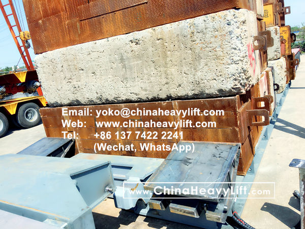 CHINA HEAVY LIFT manufacture 120 ton Drop Deck with Integrated hydraulic jacks and Drive-on deck with climbing ramps, www.chinaheavylift.com