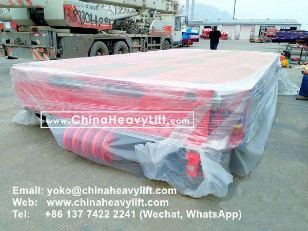 CHINAHEAVYLIFT manufacture 20 axle lines Modular Trailers multi axle and 10 axle extendable hydraulic lowbed trailer to OMAN compatible Goldhofer, www.chinaheavylift.com