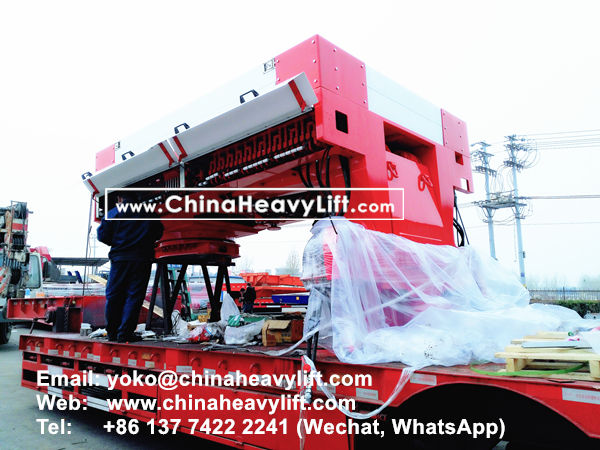 CHINAHEAVYLIFT manufacture 20 axle lines Modular Trailers multi axle and 10 axle extendable hydraulic lowbed trailer to OMAN compatible Goldhofer, www.chinaheavylift.com