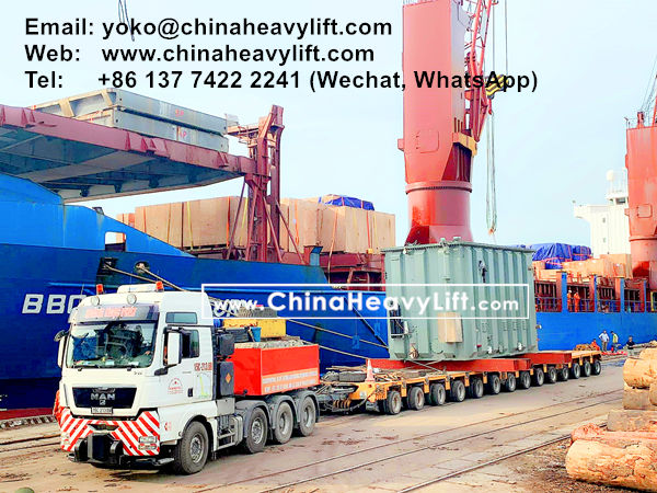 CHINA HEAVY LIFT manufacture 30 axle line Modular Trailer hydraulic multi axle compatible Goldhofer for Vietnam, www.chinaheavylift.com