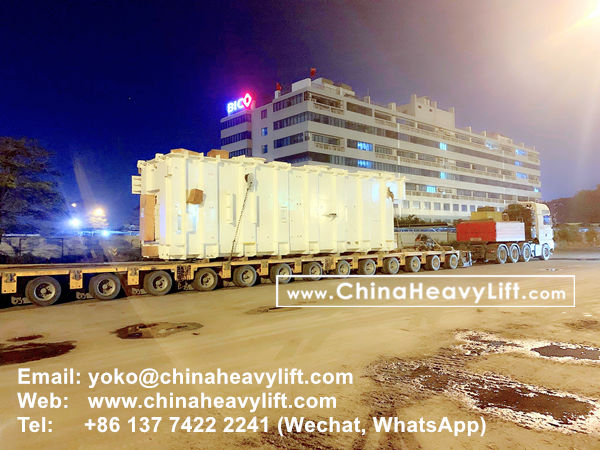 CHINA HEAVY LIFT manufacture 30 axle line Modular Trailer hydraulic multi axle compatible Goldhofer for Vietnam, www.chinaheavylift.com