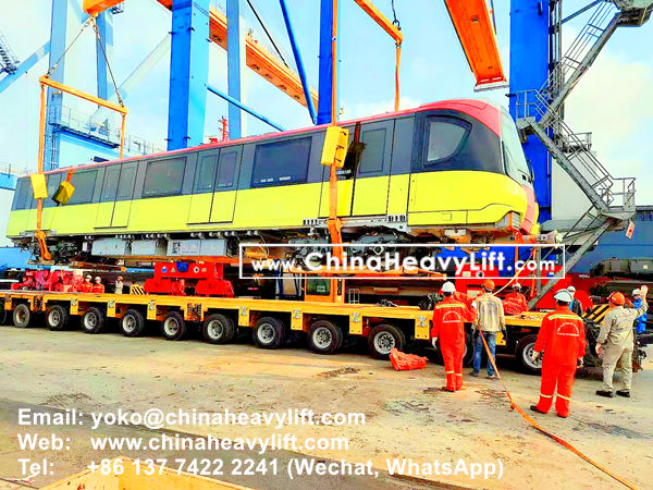 CHINA HEAVY LIFT manufacture 30 axle line Modular Trailer hydraulic multi axle compatible Goldhofer for Vietnam, www.chinaheavylift.com