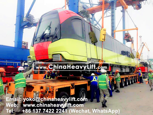 CHINA HEAVY LIFT manufacture 30 axle line Modular Trailer hydraulic multi axle compatible Goldhofer for Vietnam, www.chinaheavylift.com