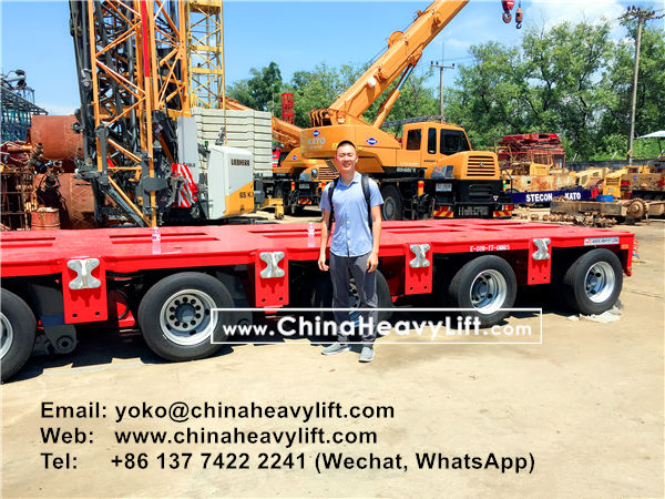 CHINAHEAVYLIFT manufacture 36 axle lines Modular Trailers multi axle for Thailand compatible Goldhofer, www.chinaheavylift.com