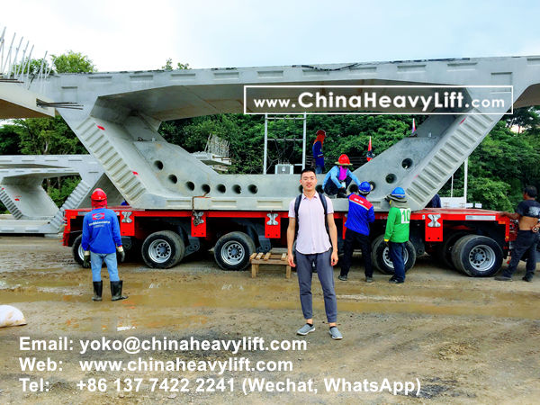 CHINAHEAVYLIFT manufacture 36 axle lines Modular Trailers multi axle for Thailand compatible Goldhofer, www.chinaheavylift.com