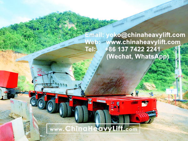 CHINAHEAVYLIFT manufacture 36 axle lines Modular Trailers multi axle for Thailand compatible Goldhofer, www.chinaheavylift.com