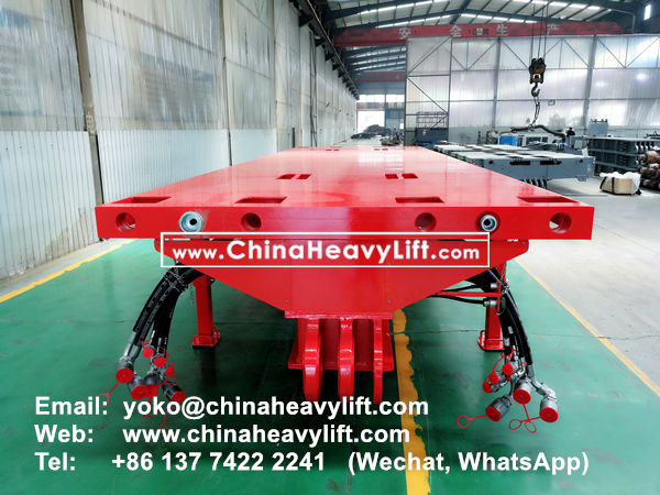 CHINA HEAVY LIFT manufacture Spacer for Self-propelled Modular Transporters SPMT compatible Scheuerle, www.chinaheavylift.com