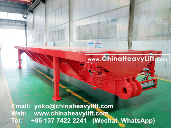 CHINA HEAVY LIFT manufacture Spacer for Self-propelled Modular Transporters SPMT compatible Scheuerle, www.chinaheavylift.com