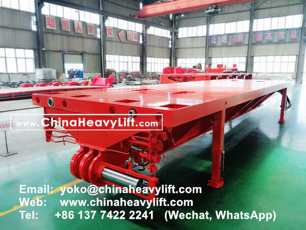 CHINA HEAVY LIFT manufacture Spacer for Self-propelled Modular Transporters SPMT compatible Scheuerle, www.chinaheavylift.com