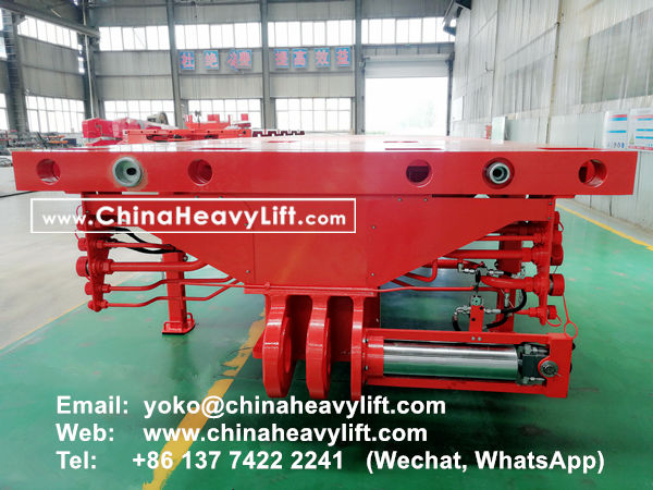 CHINA HEAVY LIFT manufacture Spacer for Self-propelled Modular Transporters SPMT compatible Scheuerle, www.chinaheavylift.com