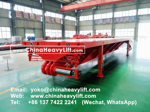 CHINA HEAVY LIFT manufacture Spacer for Self-propelled Modular Transporters SPMT compatible Scheuerle, www.chinaheavylift.com