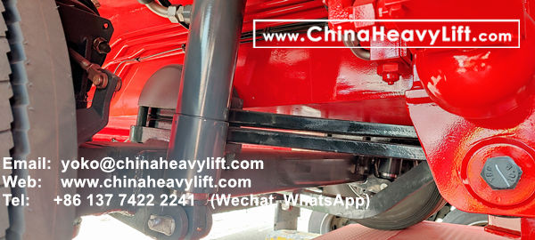 CHINA HEAVY LIFT manufacture 2 units 10 axle Extendable Hydraulic Lowbed Trailer to Haiphong Vietnam, hydraulic suspension, hydraulic steering, hydraulic gooseneck, www.chinaheavylift.com