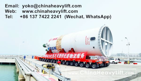 CHINA HEAVY LIFT manufacture 360 axle axle lines SPMT Self-propelled Modular Transporters for SinoTrans, www.chinaheavylift.com