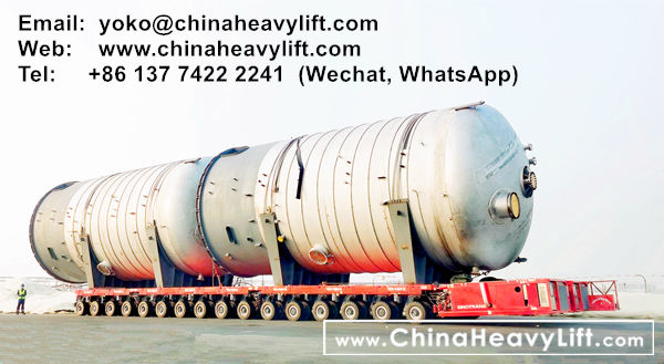 CHINA HEAVY LIFT manufacture 360 axle axle lines SPMT Self-propelled Modular Transporters for SinoTrans, www.chinaheavylift.com