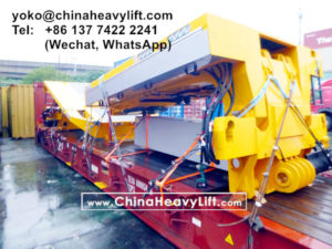 2 units Hydraulic Gooseneck deliver to Thailand, compatible with Goldhofer THP/SL modular trailer