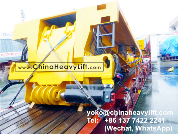 CHINA HEAVY LIFT manufacture Hydraulic Gooseneck compatible Goldhofer THP/SL Modular Trailers, www.chinaheavylift.com