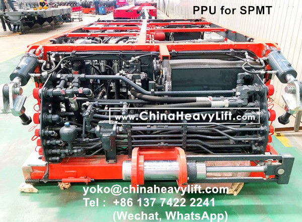 CHINA HEAVY LIFT manufacture Power Pack Unit (PPU) for SPMT Self-Propelled Modular Transporters, Scheuerle SPMT, www.chinaheavylift.com