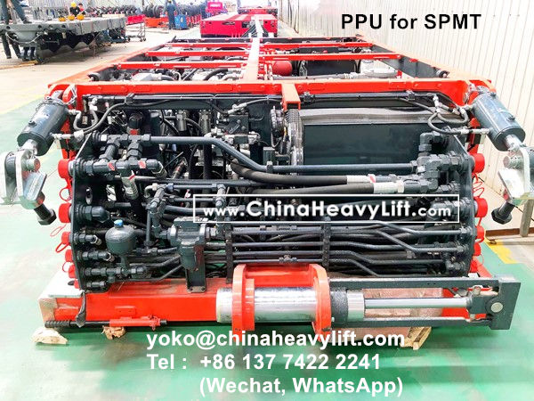 CHINA HEAVY LIFT manufacture Power Pack Unit (PPU) for SPMT Self-Propelled Modular Transporters, Scheuerle SPMT, www.chinaheavylift.com