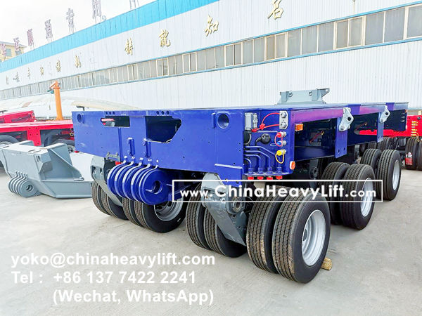 CHINA HEAVY LIFT manufacture wind blade adapter, blade lifter and Goldhofer THP/SL modular trailer to Vietnam, www.chinaheavylift.com