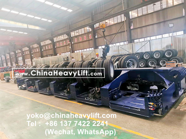 CHINA HEAVY LIFT manufacture wind blade adapter, blade lifter and Goldhofer THP/SL modular trailer to Vietnam, www.chinaheavylift.com